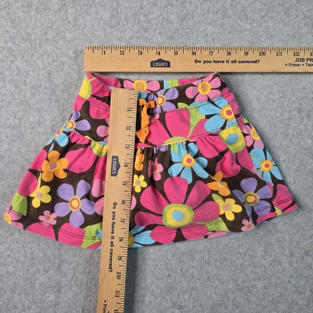 Carter's Orange Flower Shirt & Floral Skort Set Toddler Girl 24M Summer‎ Casual - Picture 12 of 15